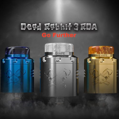 Présentation de l'atomiseur Dead Rabbit 3 RDA de HellVape